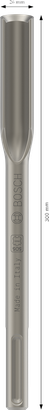 Bosch SDS max 空心鑿子，26 x 300 毫米